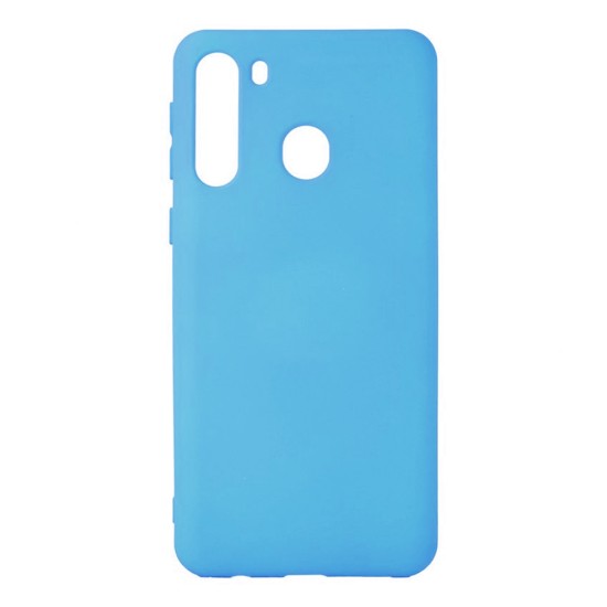 Capa de Silicone Macio para Samsung Galaxy A21 Azul